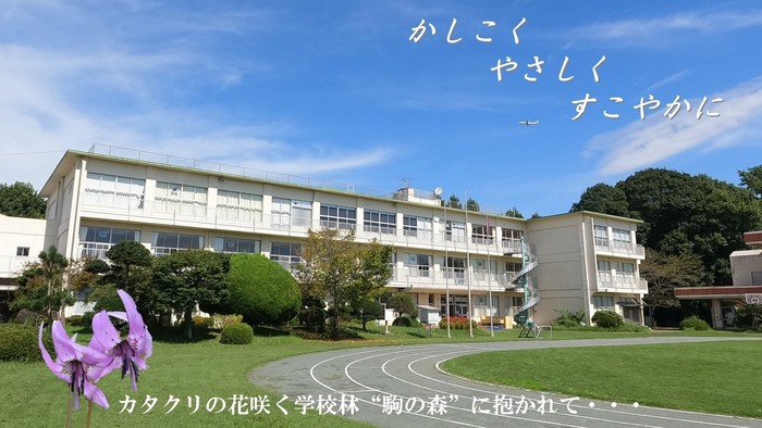 遠山小学校校舎の外観写真