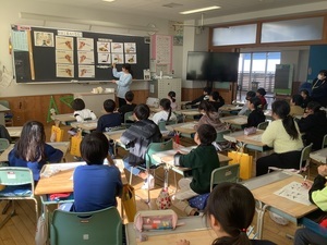 3年サンマ食の指導