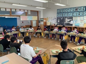 縦割り給食2学期