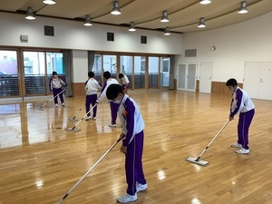 ワックスがけ2学期